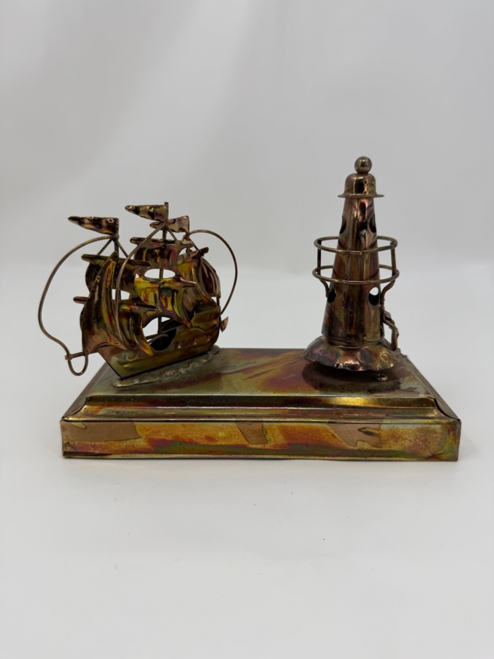 Berkeley Designs Copper Music Lighthouse Turns And Ship Boat Beyond The Sea